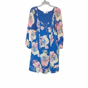New York & Company Eva Mendes floral dress size M
